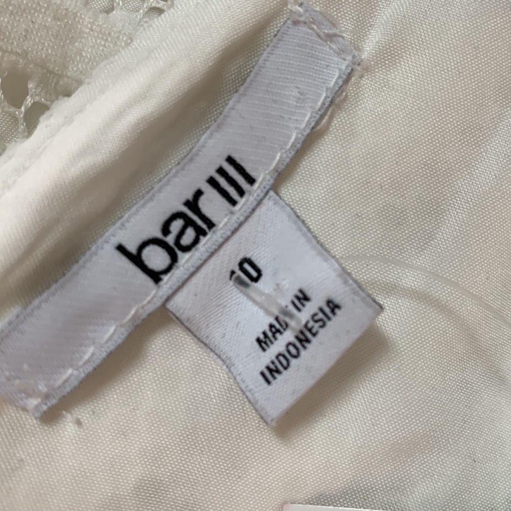 Bar III - Womens Illusion-Stripe Fit & Flare Dress - Size 10 NWT - Picture 10 of 12